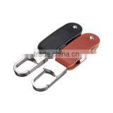 Oem Popular Keychain Leather Usb Flash Drive 8gb Bluk thumbnail-3