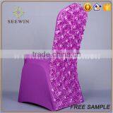 Wholesale Rosette Spandex Elastic Chair Cover thumbnail-4
