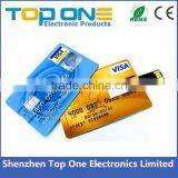 Custom Logo 4gb Credit Card Usb Flash Drive , Promotional Business Plastic Card USB Flash Stick thumbnail-4