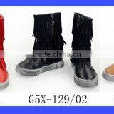 Fashion Style Kids Girls Hard Soled Add Cashmere Anke Moccasin Kids Winter Warm Boots thumbnail-6