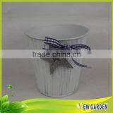 White and Green 12 Inch Flower Pot Or Any Size Welcome OEM thumbnail-5