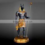 Resin Egyptian Craft Fiberglass Egyptian Decor Anubis Statues for Sale thumbnail-1