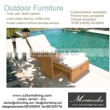 1037 New style modern outdoor beach sun lounger hot sale swimming pool side furniture