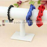 2015 New Fashion Colorful Velvet Single Layer T Shape Bracelet Holder thumbnail-4