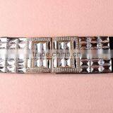 Wholesale Rhinestone Paved Alloy Buckle Elastic Sex Women Lady Waist Belt thumbnail-4