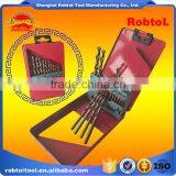13pcs Nano Titanium Coating Straight Shank Hss Twist Drill Bits Set Cobalt Fully Ground Bright Finish Drilling Metal Forged thumbnail-2