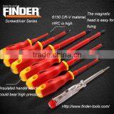 2016 FINDER 7PCS Insulated Philips and Slotted Screwdriver Set With Test Pen thumbnail-1