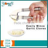 High-Quality Garlic Crusher/ Garlic Mincer Kitchen Garlic Press Stainless Steel thumbnail-1