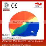 Provide Top Comfortable Silicone Waterproof Sfot Material Swim Cap thumbnail-1