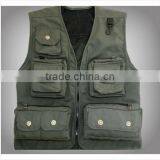 New Outdoor Travel Vest Multi Pocket Waterproof Vest for Mens thumbnail-1