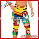 Factory Custom Women New Design Yoga Pants and Fitness Capri Leggings thumbnail-6