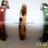 Flower Resin Bracelet,resin Bangles thumbnail-1