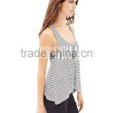 New Design Womens Tank Top In Stripe thumbnail-2