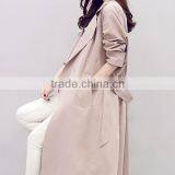 Zm35728a Fashion Autumn Women Boutique Long Trench Coat for Wholesale thumbnail-6