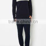 Excellent Navy Cashmere Pullover Wool Sweaters for Men thumbnail-4