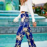Hot Sell Women Summer Baggy Pants Thai Floral Comfy Yoga Beach Wide Leg Straight Sweat Pants Bolo Gypsy Harem Pants thumbnail-2