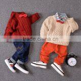 S15313A Fashion Boys Sweater New Design Knitted Kids Pullover Sweater thumbnail-1