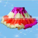 Xmas Charming Girl Fluffy Pettiskirt Fashion Sweet Chevron Girls Pettiskirt Wholesale thumbnail-6