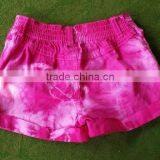 Pink Tie Dye Crystal Studded Shorts- Spring Shorts- Summer Shorts- Baby/ Toddler Girl Shorts- Hot Pink thumbnail-5
