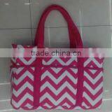 Chevron Diaper Bag Zig Zag Diaper Bag Chevron Nappy Bag Chevron Tote Bag thumbnail-2