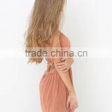 Party Hollow Out Lace Embroidery Jumpsuit Romper Summer Beach Backless Playsuit thumbnail-2