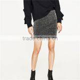 2017 OEM Spring Cozy Elasticated Shiny Tight Mini Skirt thumbnail-2