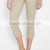 Chino Capri in Khaki #88242 thumbnail-1