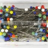 Fancy Colorful Glass headpins by Japanese pin Manufacturer [High Quality]