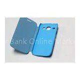 Blue Slim Leather Mobile Phone Cases For Samsung I8262 Anti-scratch thumbnail-1