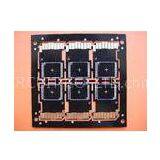 Copper Base 2 Layer FR4 Double Sided PCB Board / Black SD Card Rigid PCB