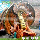 Animatronic Dragon Western Smoking Dragon For Theme Park thumbnail-3