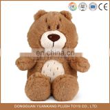 Soft sitting 70cm plush honey teddy bear wit CE/ASTM standard
