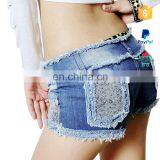 Wholesale Ripped European Ladies Fashion Short Pants thumbnail-5