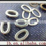 10/30/40/6,28mm Fashion Silver/gold Oval/triangle Bulk Big/mini Brass Metal Plating Alloy Eyelets and Grommets Wholesale for Bag thumbnail-1