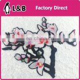 2017 Embroidered Patch Custom Rose Flower Applique Sequin Iron on Patches