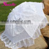 Bridal wedding Lace polyester umbrella