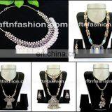 Designer Golden Silver Plated Navratri Necklace - Indian Banjara Traditional Oxidized Navratri Necklace thumbnail-1