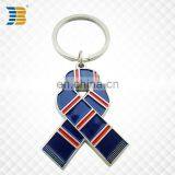 Scarf Shaped Decorative Custom Metal Keychain