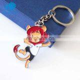 China Factory Cheap Custom Made Metal Keychain 2D & 3D Cartoon Metal Keyring