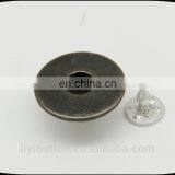 Custom Black Nickel Hollow Brass Button for Jeans