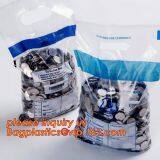 Biodegradable Tamper Evident Proof Bag Self Seal Airport Bank Security Plastic Money Bag, Biodegradable Tamper Proof Cus thumbnail-1