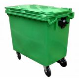 HDPE Plastic Waste Bins Garbage Container with Lid