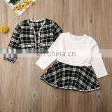 Long Sleeve Jacket And Dress Cute Girl Outfit Girls Fall Clothing thumbnail-5