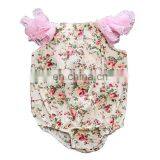 Multi Color Boutique Wholesale Infant Floral Romper thumbnail-1