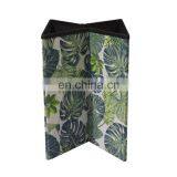 Good Quality Homely Supply Linen Foldable Seat Box Folding Storage Stool Ottoman thumbnail-3