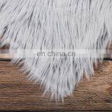 High Quality Grey Peacocks Feather Imitation Faux Fur Throw Pillows Breathable Soft Real Peacock Fur Pillows thumbnail-7