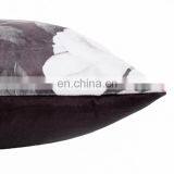 2019 Amazon Top Seller New Design Peony Flower Printed Black Cushion Cover Pillowcase thumbnail-5