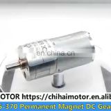 ChiHai Motor CHR-GM25-370 DC high torque gear motor for intelligent robot trolley motor 6V12V24V