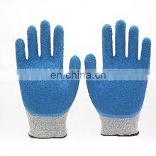 Excellent Grip Crinkle Latex Palm Coated Cut Resistant Hand Gloves thumbnail-3
