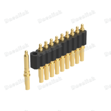 Dnenlink 2.00mm Pitch Single Row H4.0mm Solder Male Header PogoPin Connector thumbnail-3